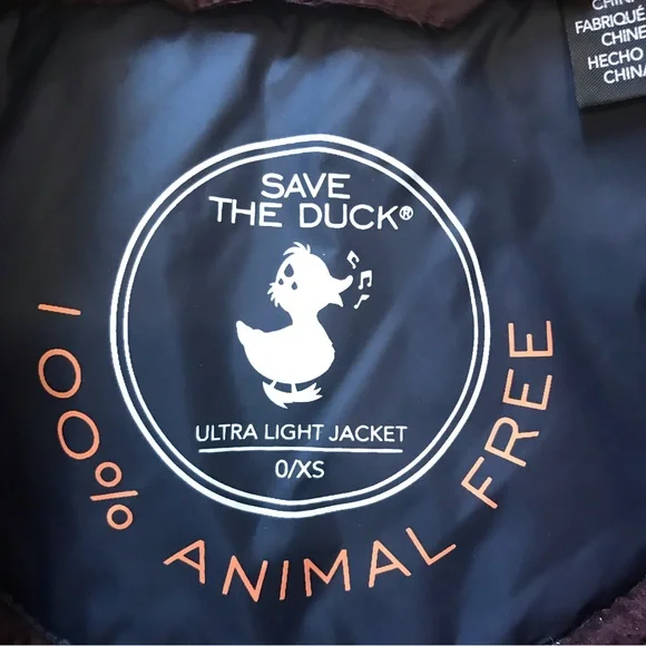 SAVE THE DUCK Vegan Hoodie Puffer Jacket (0/XS) - Picture 8 of 11